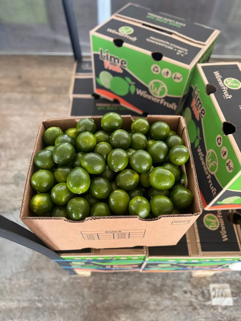 Ripe yellow limes